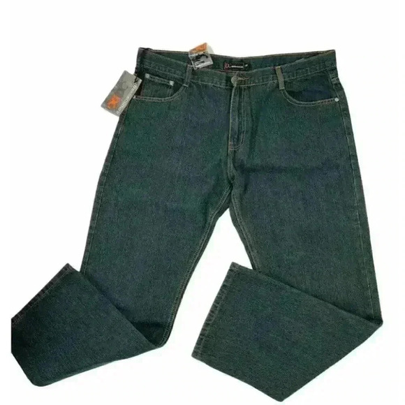 Denim Culture Straight Leg Dark Wash Denim Men Jeans Size 40x30 New - Picture 5 of 9